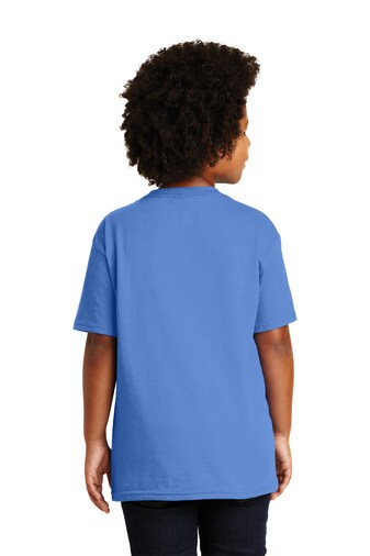 Gildan Youth Ultra Cotton Short Sleeve Crew Neck T-Shirt | Soft Heavyweight Cotton Kids Tee