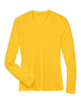 Team 365® V Neck Ladies Zone Performance Long Sleeve T-Shirt