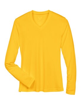 Team 365® V Neck Ladies Zone Performance Long Sleeve T-Shirt