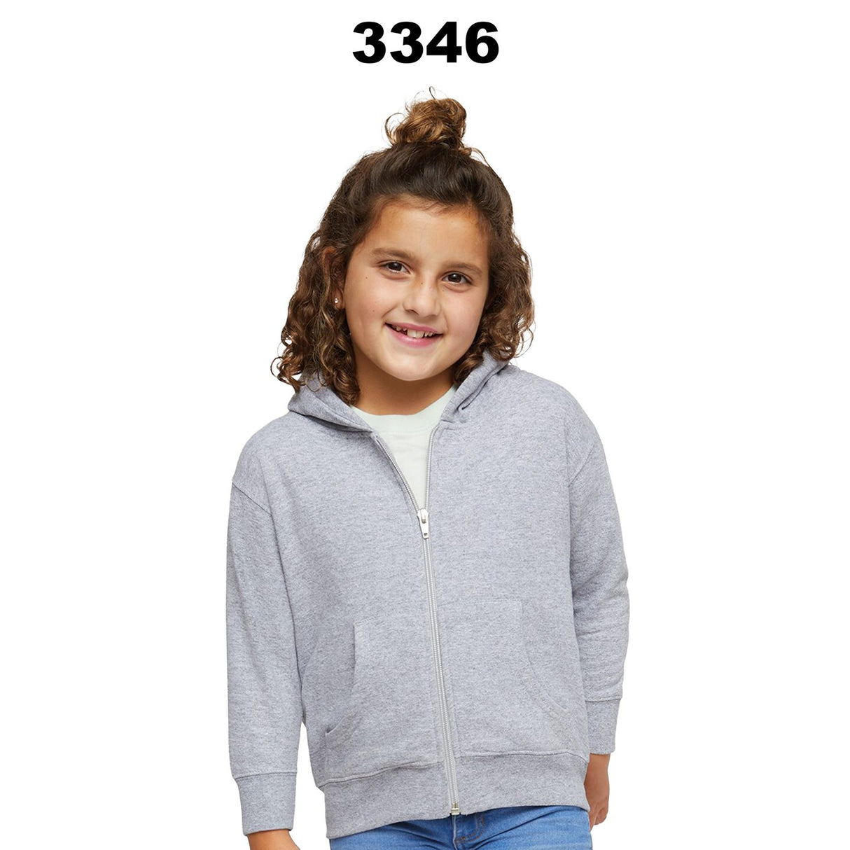 RADYAN® Toddler Full Zip Fleece Hoodie Sweatshirt - 3346