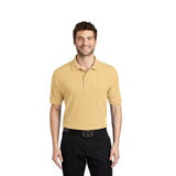 Port Authority® Silk Touch Collared Short Sleeve Polo – Premium 4.6 oz. 100% Polyester Double-Knit Piqué, Lightweight, Breathable, Versatile Work & Casual Shirt
