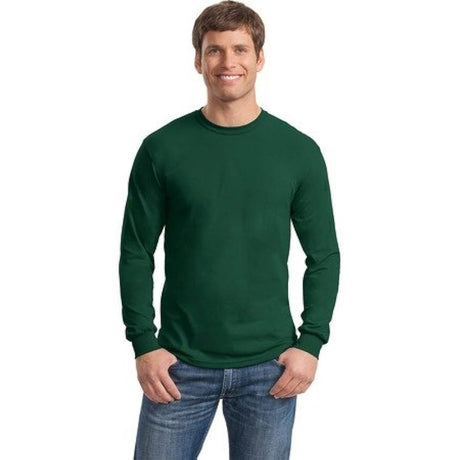 Gildan Heavy Cotton Long Sleeve T-Shirt – Crewneck Tee
