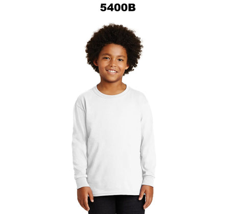 Gildan® Youth Heavy Cotton Long Sleeve Crew-Neck T-Shirt