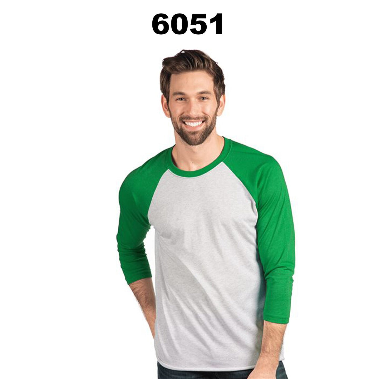 Next Level® Crewneck Triblend Three Quarter Raglan T-Shirt