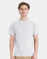 Hanes® Essential T Pocket Crew Neck Short Sleeve T-Shirt