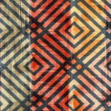 Printed Spandex Ethnic Dye Stripe Fabric