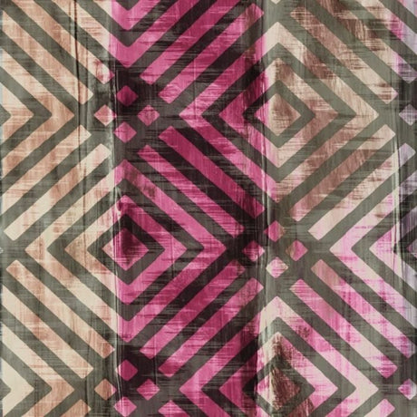 Printed Spandex Ethnic Dye Stripe Fabric