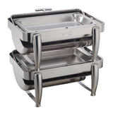 Winco Virtuoso Collection Full Size Roll Top Chafer