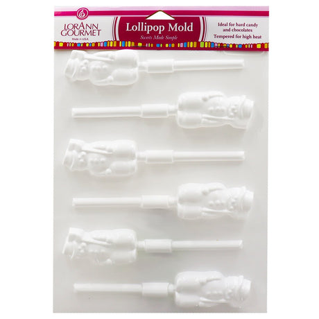 LorAnn Snowman Lollipop Sheet Mold