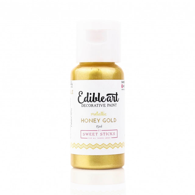 Edible Art Honey Gold Metallic Food Paint, 15ml