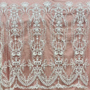 Beaded Embroidered Lace Mesh