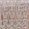 Beaded Embroidered Lace Mesh