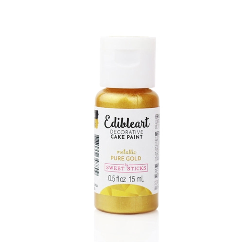 Edible Art Pure Gold Metallic Food Paint, 15ml