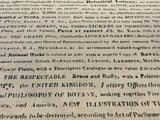 Script Botanical Lottery Sepia Written Cotton Blend Fabric - Natural With Black Script, 57" Width (1 Yard)