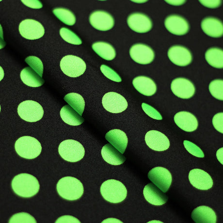 E-Z Dots Nylon Spandex Fabric - Large Polka Dots Print, 58/60" Width (1 Yard)