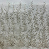 Beaded Embroidered Lace Mesh