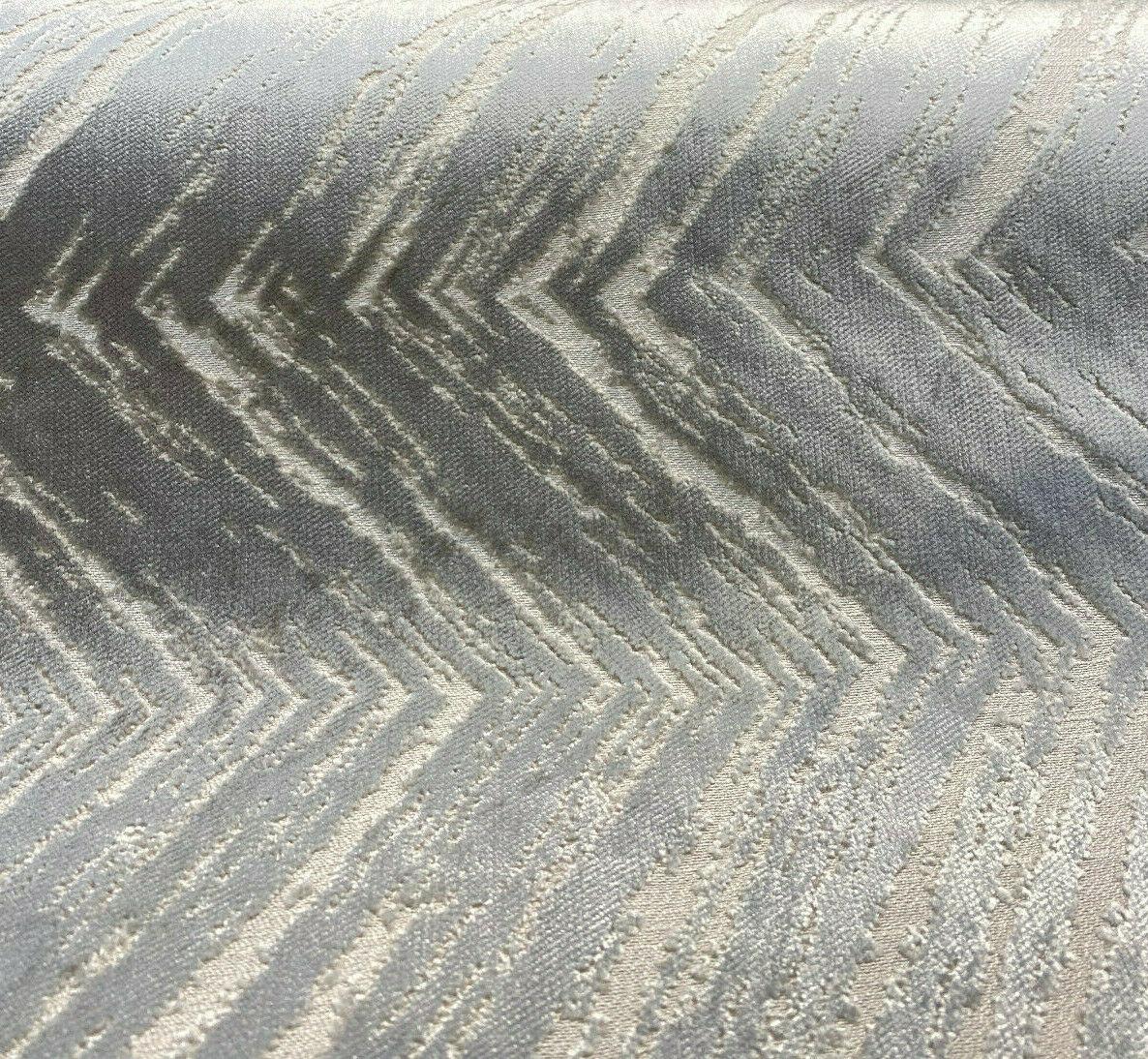 Zermatt Velvet Pearl Upholstery Fabric - Pearl Velvet, Heavyweight, 54" Width (1 Yard)