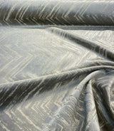 Zermatt Velvet Pearl Upholstery Fabric - Pearl Velvet, Heavyweight, 54" Width (1 Yard)