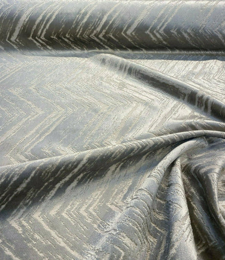 Zermatt Velvet Pearl Upholstery Fabric - Pearl Velvet, Heavyweight, 54" Width (1 Yard)