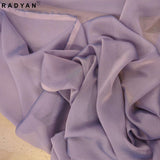 1 Yard Two-Tone Chiffon 100% Polyester Fabric for Apparel and Crafts 58/59 Inch Width