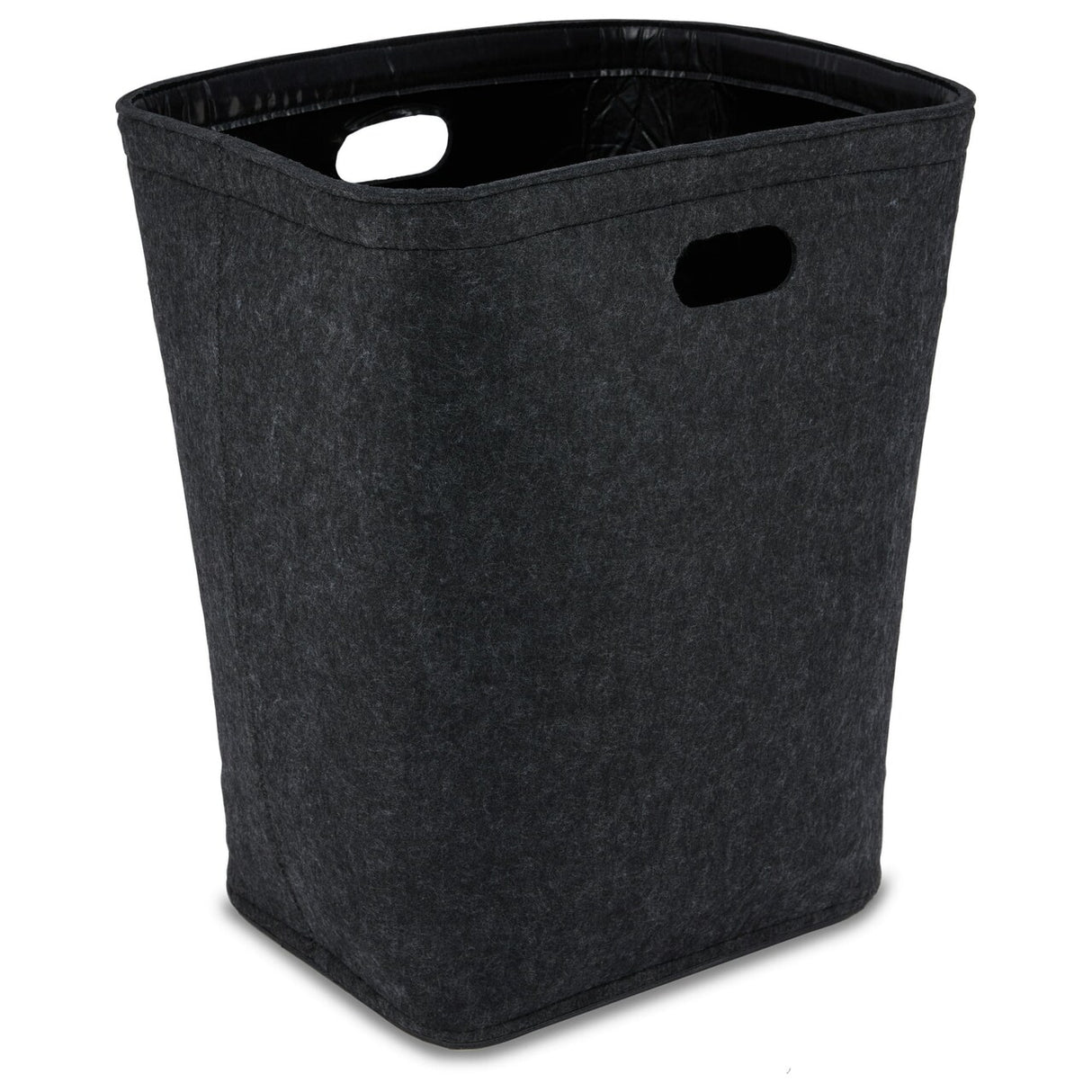 Parker Baby Nursery Laundry Hamper - Large Felt Storage Basket and Baby Hamper for Nursery (Gray)