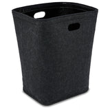 Parker Baby Nursery Laundry Hamper - Large Felt Storage Basket and Baby Hamper for Nursery (Gray)