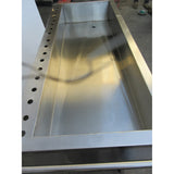 Custom Hot Food Mobile Steam Table, Gas, Open Well, Used As Demo