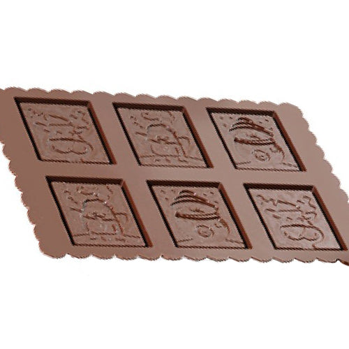 Silikomart CKC01 Cookie Cutter & Chocolate Mold Kit, Snowman