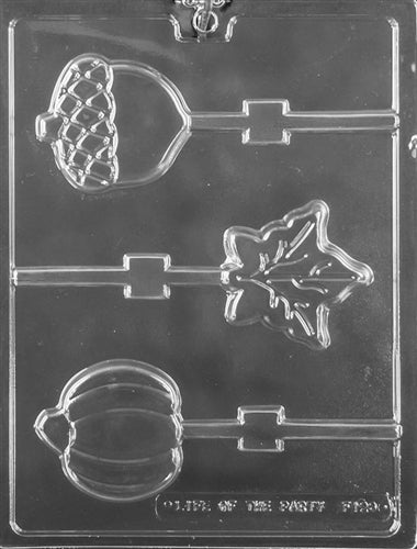 Fall Assortment Lolly Chocolate Mold