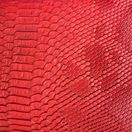 Viper Sopythana Faux Snake Skin Vinyl Fabric - Faux Snake Skin Vinyl Fabric, 52/54" Width, 1.0 MM Thickness, 100% Polyester, +100,000 Double Rubs (1 Yard)