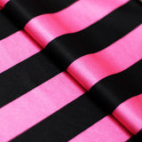 Lucky Stripes Polyester Spandex Fabric - Multi-Color 1" Wide Stripes, 58/60" Width (1 Yard)
