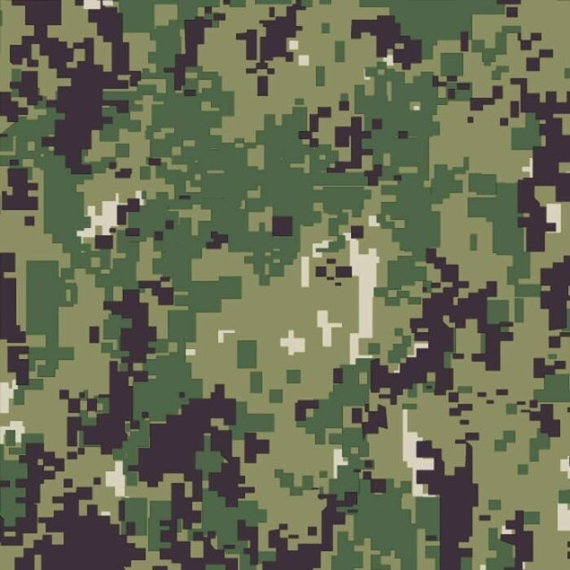 Printed Spandex US Navy Camo