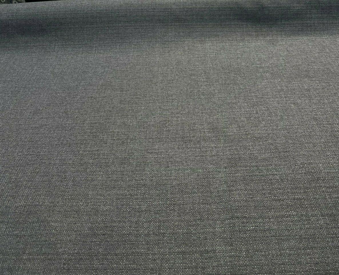 Zenith Charcoal Gray Belgian Upholstery Drapery Fabric - Charcoal Gray, 59" Width (1 Yard)