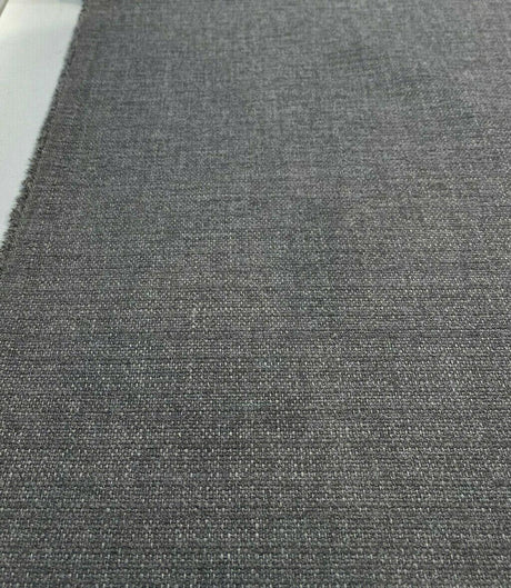 Zenith Charcoal Gray Belgian Upholstery Drapery Fabric - Charcoal Gray, 59" Width (1 Yard)