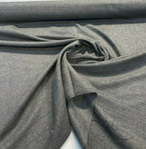 Zenith Charcoal Gray Belgian Upholstery Drapery Fabric - Charcoal Gray, 59" Width (1 Yard)