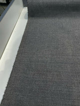 Zenith Charcoal Gray Belgian Upholstery Drapery Fabric - Charcoal Gray, 59" Width (1 Yard)