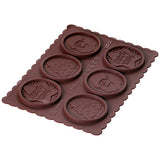Silikomart CKC02 Cookie Cutter & Chocolate Mold Set, Xmas