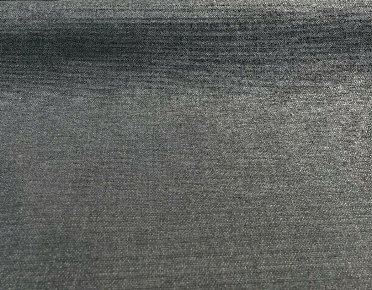 Zenith Charcoal Gray Belgian Upholstery Drapery Fabric - Charcoal Gray, 59" Width (1 Yard)