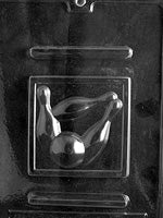 Bowling Plaque Chocolate Mold - LPS054