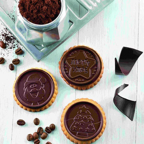 Silikomart CKC02 Cookie Cutter & Chocolate Mold Set, Xmas