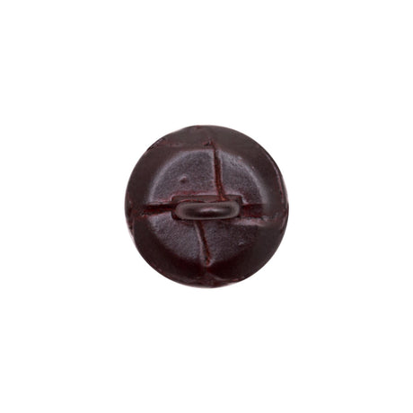 Antique Leather Shank Back Button - 24L/15mm