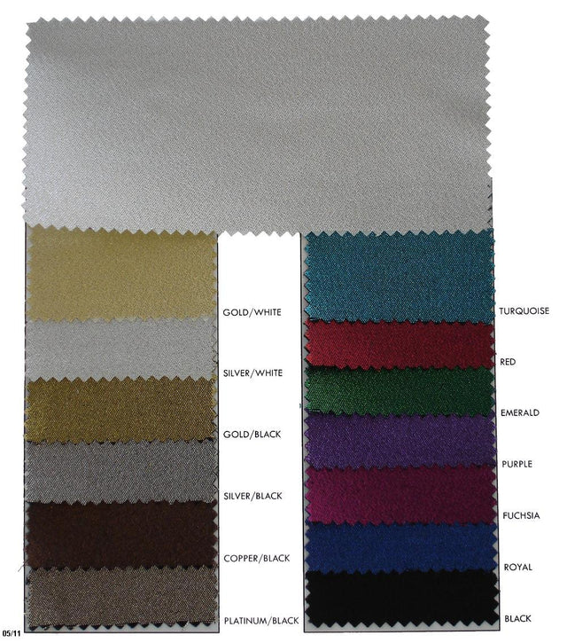 Lame Allure 100 Percent Polyester Fabric - Metallic Sheen, 60" Width (1 Yard)