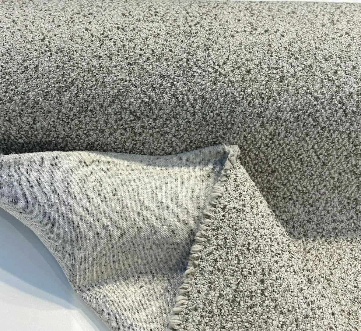 Upton Chenille Fabric - Gray Feather, Upholstery Drapery, 55" Width (By The Yard)