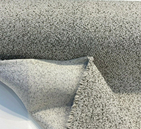 Upton Chenille Fabric - Gray Feather, Upholstery Drapery, 55" Width (By The Yard)