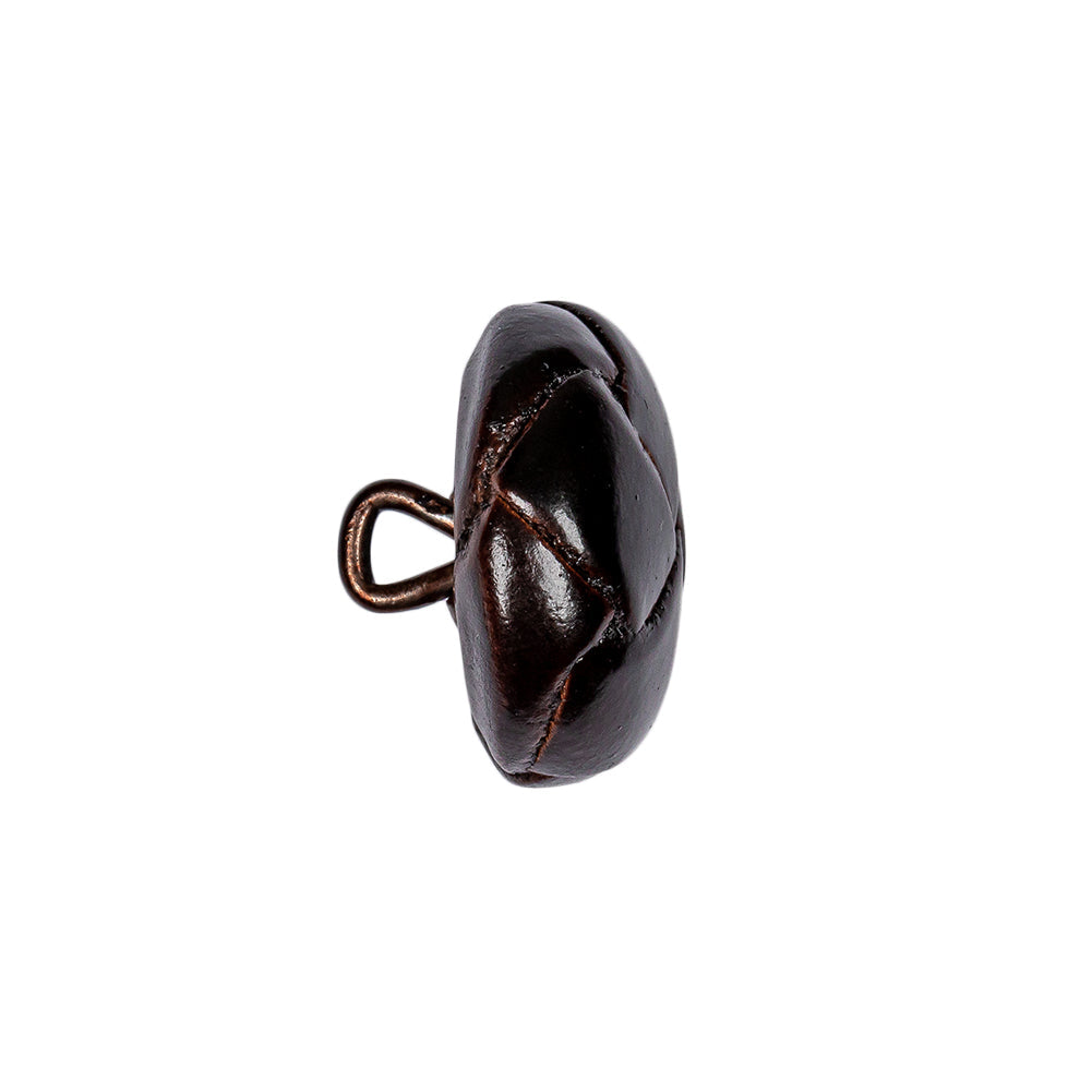 Antique Leather Button - 32L/20mm
