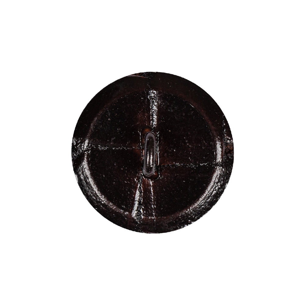 Antique Leather Button - 36L/23mm
