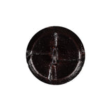 Antique Leather Button - 36L/23mm