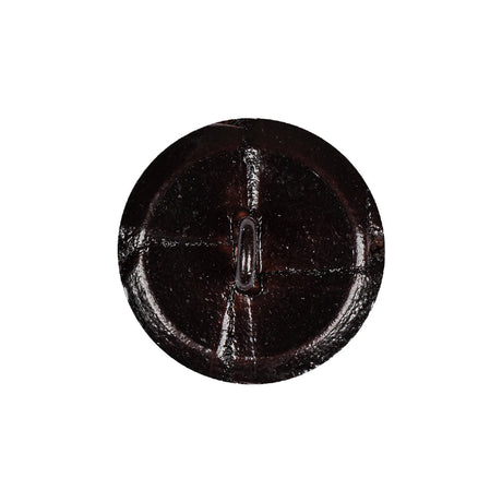 Antique Leather Button - 36L/23mm
