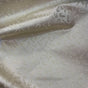 Gold White Metallic Christmas Candy Cane Brocade fabric