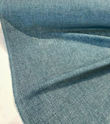Mitchelle Soft Chenille Upholstery Fabric - Teal Ocean Heathered Solid, 54" Width (1 Yard)